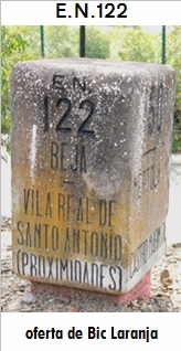 E.N. 122 - Beja - Boavista - Vale de Aor - Mrtola - Esprito Santo
 - Odeleite - Azinhal - Castro Marim - Vila Real de Santo Antnio